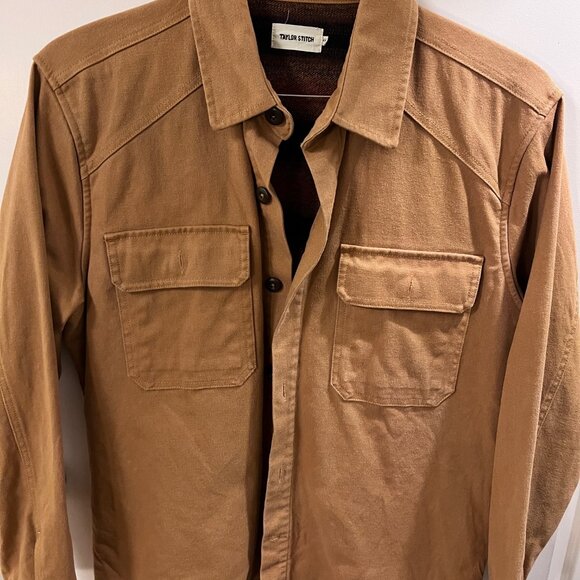 Taylor Stitch Lined Shop Shirt / Shirt Jac Tobacco / 44 XL - Picture 3 of 13